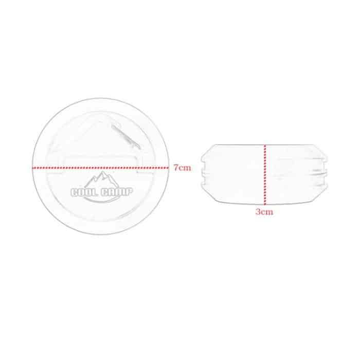 COOLCAMP CF-A208 Outdoor Open Camp Magnethaken-Zelt Skywalf Capital Camping Festes Auto-Camp-Licht zum Aufhängen – Bild 5