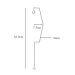 Outdoor Camping Schreibtischlampe Rahmen Retro Eisen Kunst Camp Lampe Hängeregal Desktop Magnet Lichtmast – Bild 3