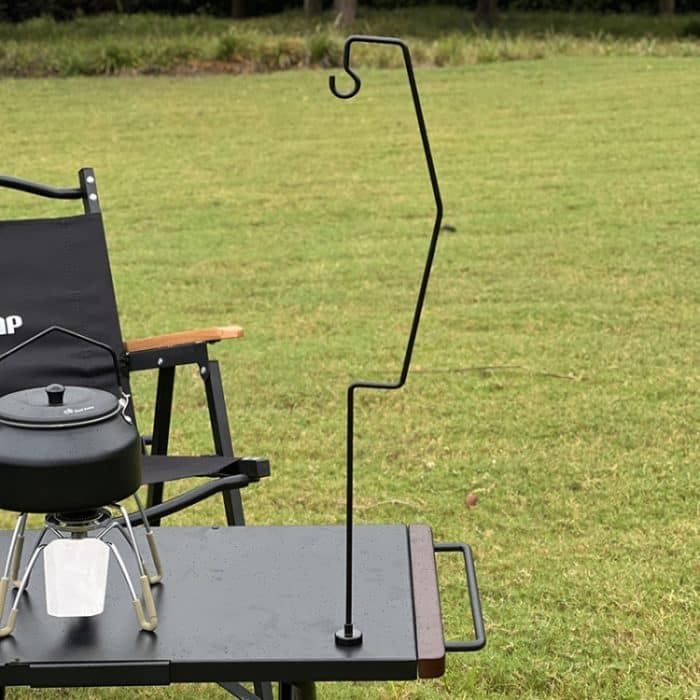 Outdoor Camping Schreibtischlampe Rahmen Retro Eisen Kunst Camp Lampe Hängeregal Desktop Magnet Lichtmast – Bild 6