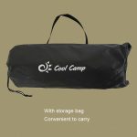 COOLCAMP C-Y006 Outdoor Camping Rückenkissen Aluminium Klappbarer Strandstuhl Park Wild Freizeitstuhl – Bild 6