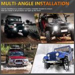 4 Zoll quadratisches Mischlicht Doppelkreis Angel Eye Arbeitslicht, D0103 – Bild 9