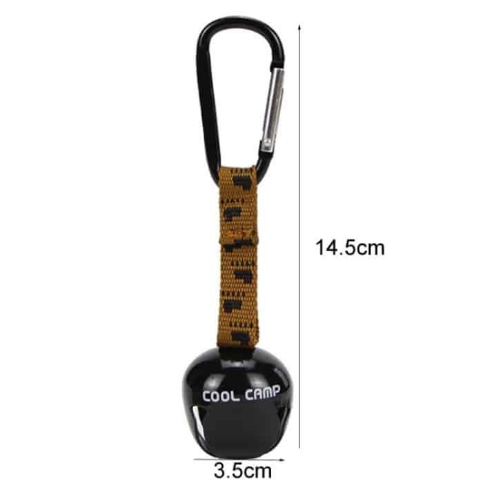 COOL CAMP CF-F0008 Outdoor Camping Klettern Wandern Rucksack Anhänger Glocke Schlüsselanhänger Dekoration – Bild 3