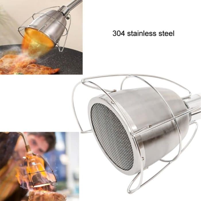 COOL CAMP CF-75 Outdoor-Camping-Handgrill-Flammenwerfer-Adapter, rauchfreier Grill, Spitfire-Zubehör – Bild 5