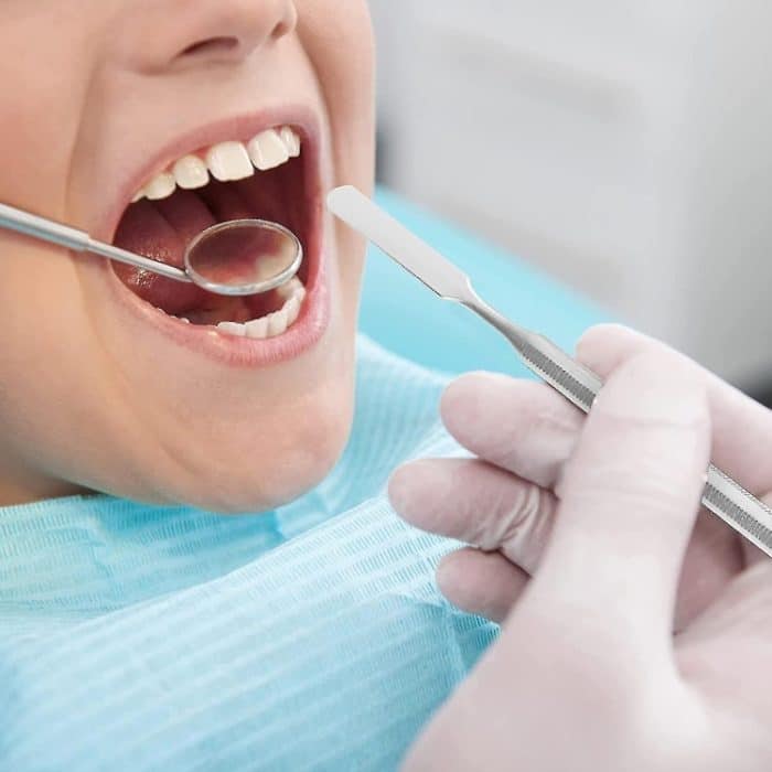 Zahnspatel aus Edelstahl, doppelendige Zementspatel, Zahninstrumente – Bild 5