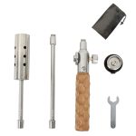 COOL CAMP CF-77773 Outdoor-Camping-Flammenwerfer, tragbarer Grillanzünder mit Holzgriff