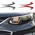 Für Chevrolet Malibu 2016-2024 2 teile/satz Linkslenker Scheinwerfer Augenbraue Aufkleber – Bild 2