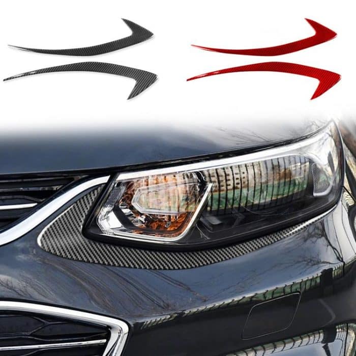 Für Chevrolet Malibu 2016-2024 2 teile/satz Linkslenker Scheinwerfer Augenbraue Aufkleber – Bild 2