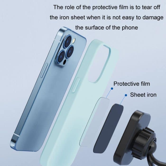 Doppelköpfiger 360-Grad-Auto-Magnet-Handy-Navigationshalter – Bild 4