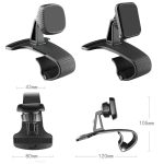 Magnetischer Handyhalter fürs Auto, Armaturenbrett, Parkplatz, Nummernschild – Bild 2