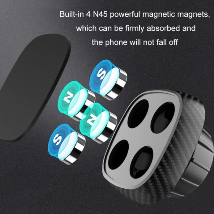 Magnetischer Handyhalter fürs Auto, Armaturenbrett, Parkplatz, Nummernschild – Bild 6