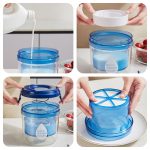 Haushalts-Molke-Trenn-Joghurt-Siebe, hausgemachtes Käsefilter-Werkzeug – Bild 8