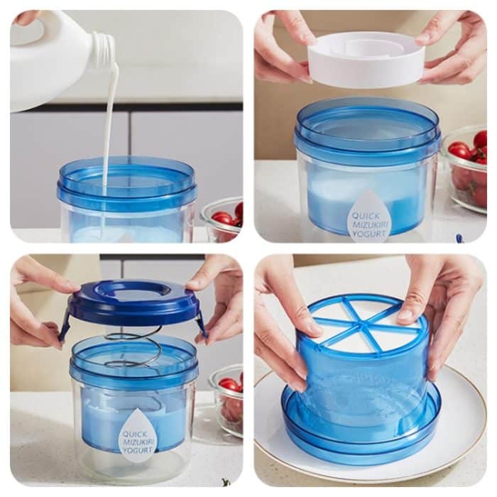 Haushalts-Molke-Trenn-Joghurt-Siebe, hausgemachtes Käsefilter-Werkzeug – Bild 8