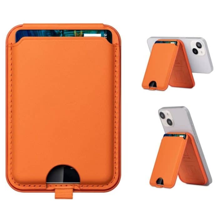 Für iPhone 15/14/13 magnetischer Brieftaschen-Kartenhalter mit verstellbarem Ständer – Bild 2
