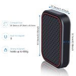 Flacher selbstklebender magnetischer Auto-Handy-Navigationshalter – Bild 3