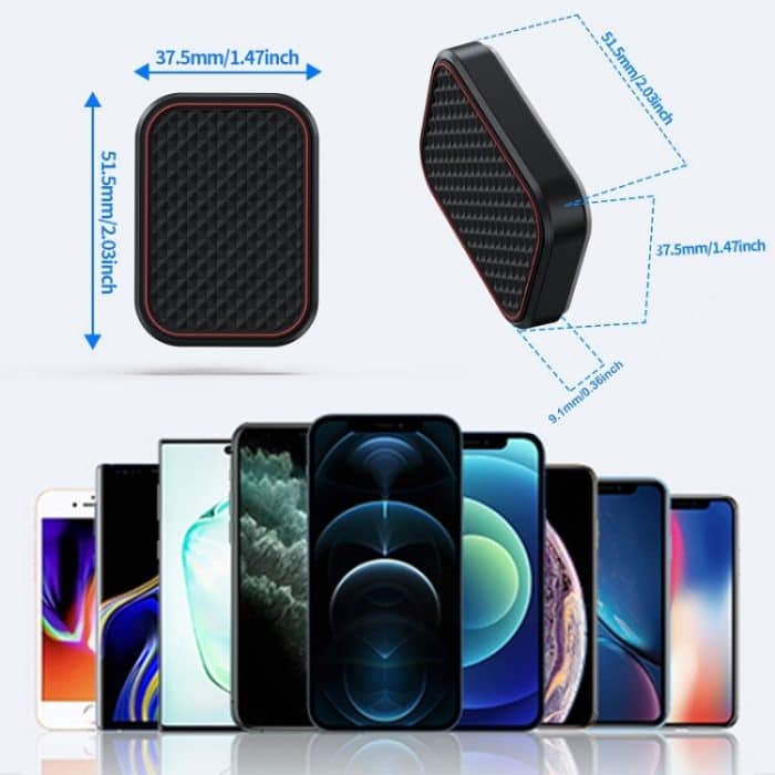 Flacher selbstklebender magnetischer Auto-Handy-Navigationshalter – Bild 5