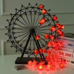 Chinesische rote Laternen-LED-Leuchten für das neue Jahr, 1.5m 10 Light, 3m 20 Light, 6m 40 Light – Bild 6