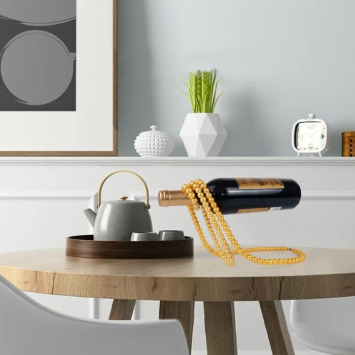 Perlenkette hängendes Weinregal Home Desktop dekorative Ornamente – Bild 6