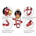 Weinflaschenhalter mit Metallband zum Aufhängen, dekorative Ornamente für den Schreibtisch – Bild 3