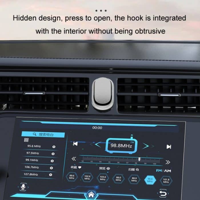 2 teile/satz Auto Kleber Multifunktionale Unsichtbare Haken – Bild 6