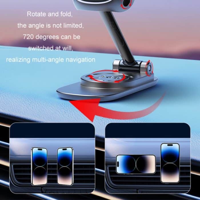 Autoklebender, faltbarer, magnetischer Handy-Navigationshalter – Bild 6