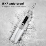 Tragbare speicherbare Zahnseide, intelligentes Zahnreinigungsinstrument, Haushalts-Zahnreiniger, With 4pcs Nozzles – Bild 6