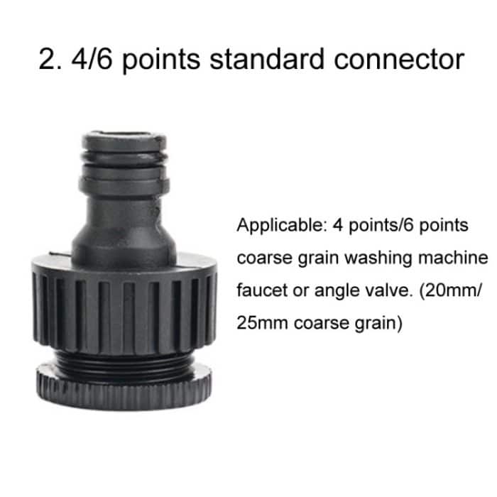 Haushalts-Hochdruck-Autowaschanlage, Metall-Wasserstrahl-Autobürsten-Booster-Düse, 4 Connector+5m Pipe, 2 Clamps – Bild 6