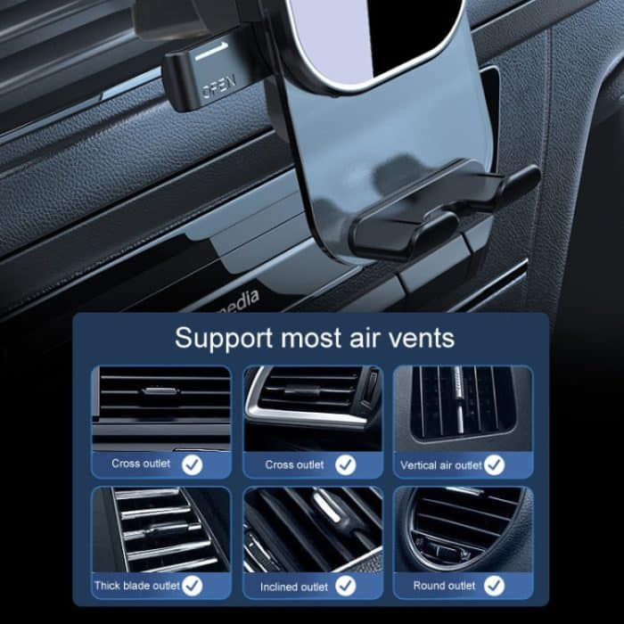 Kfz-Handyhalter, Auto-Lüftungsschlitz-Navigation, fester Stützclip, Mirror Model, Texture Model – Bild 6