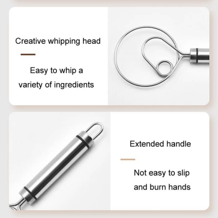 Edelstahl-Mehlmischer, Mehl- und Eierschläger, Nudelherstellungswerkzeuge, Single Circle, Double Circle – Bild 4