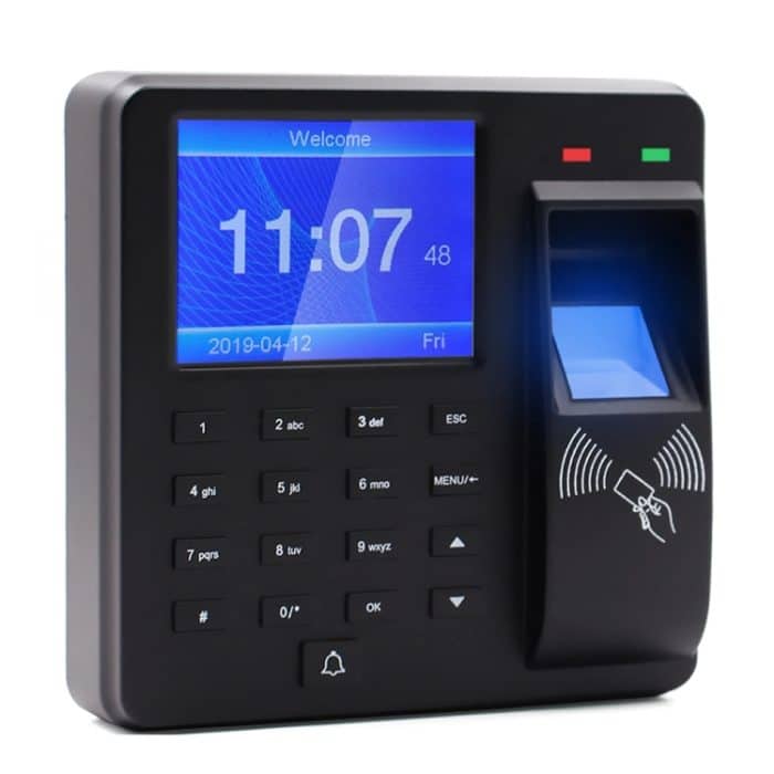 M10 Smart-ID-Kartenerkennung, Fingerabdruck-Zugangskontrolle, All-in-One-Anwesenheitsmaschine, English Version – Bild 1