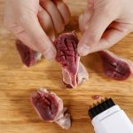 Tintenfisch-Schneid-Weizenmesser-Werkzeug, dehnbarer und verstellbarer Küchenmesser-Abzieher – Bild 6