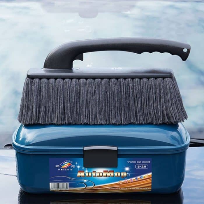 SHINY Car Dusting Duster Car Mop Soft Brush Car Wash Snow Sweeping Tool – Bild 3