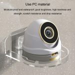 Traceless Wandmontierte Kamerahalterung Home No-Punch Surveillance Rack Router Shelf, Transparent – Bild 11