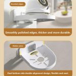 Traceless Wandmontierte Kamerahalterung Home No-Punch Surveillance Rack Router Shelf, Transparent – Bild 12