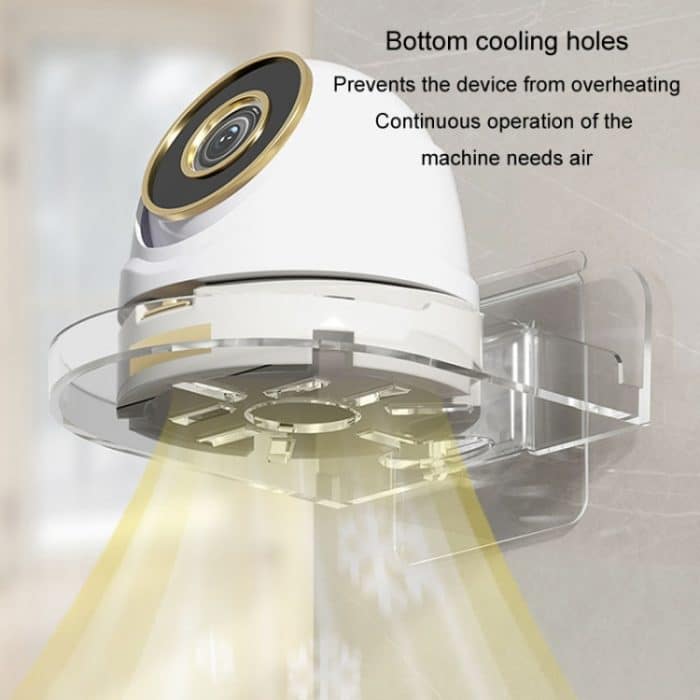 Traceless Wandmontierte Kamerahalterung Home No-Punch Surveillance Rack Router Shelf, Transparent – Bild 9