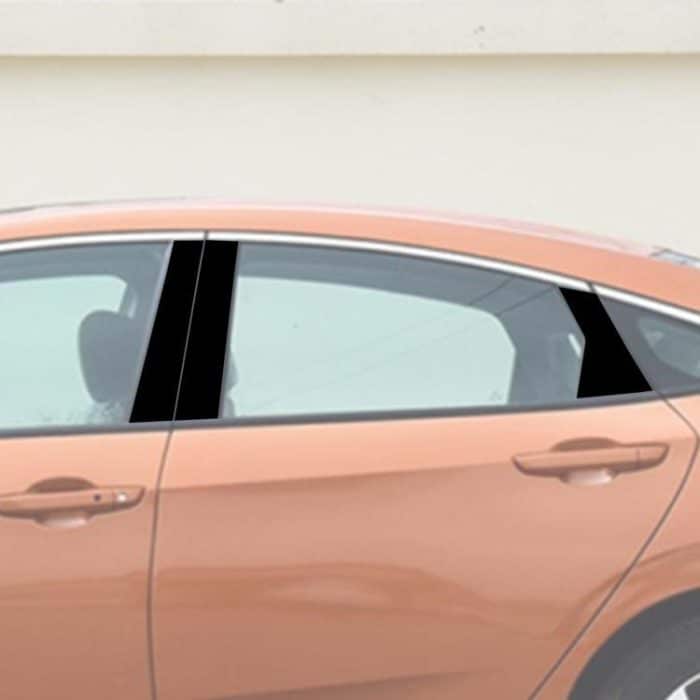 Für Honda Civic 2016–2019, 6 Stück/Set, universeller dekorativer B-Säulen-Aufkleber für Links- und Rechtsantrieb – Bild 6