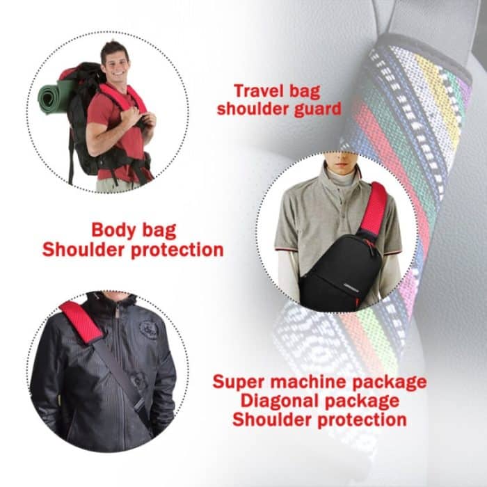 Ethnische Stil Leinen Auto Sicherheitsgurt Abdeckung Schulterpolster – Bild 6