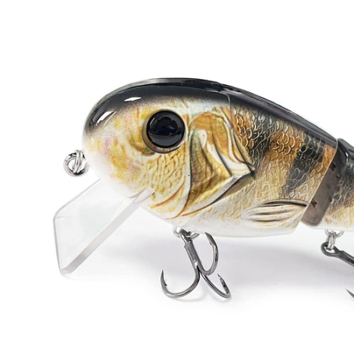 Mit Zungenplatte, 3 Abschnitte, bionischer Fisch, Lua, Seefischen, Süßwasser, universeller schwimmender Kunstköder – Bild 4