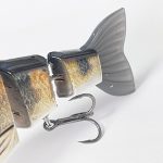 Mit Zungenplatte, 3 Abschnitte, bionischer Fisch, Lua, Seefischen, Süßwasser, universeller schwimmender Kunstköder – Bild 5