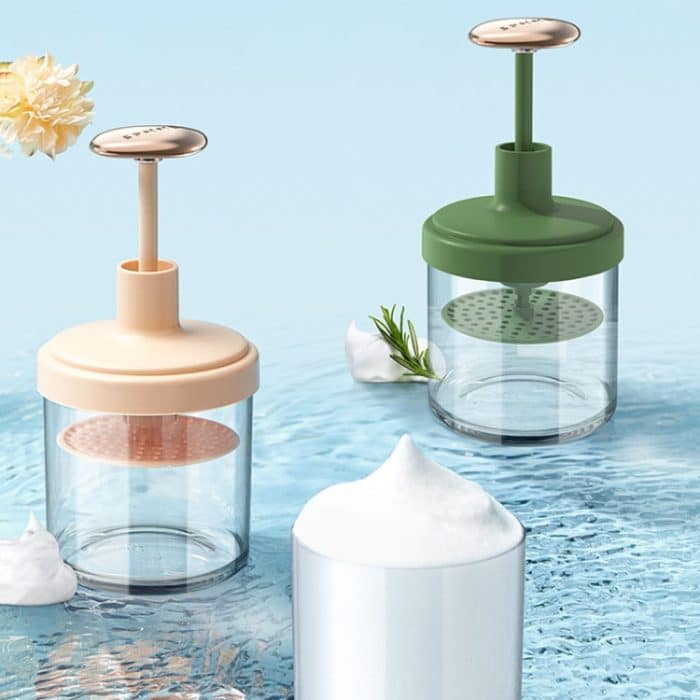 Gesichtsreiniger und Duschgel-Schäumer, schnell schäumende Reinigungsflasche – Bild 2