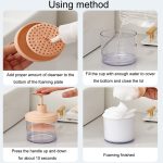 Gesichtsreiniger und Duschgel-Schäumer, schnell schäumende Reinigungsflasche – Bild 7