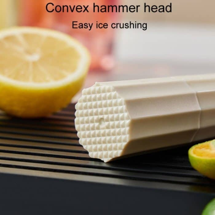 Obstpress- und Stampfhammer, Werkzeug für Barkeeper, Kunststoff-Eiszerkleinerer – Bild 7