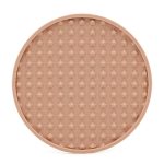 10 cm runder, verdickter Silikon-Untersetzer mit unregelmäßiger Pyramidenform für Teetassen