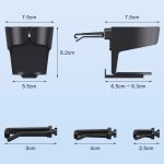 Multifunktionaler Auto-Klimaanlagen-Auslass, Getränkehalter, Aschenbecher – Bild 2