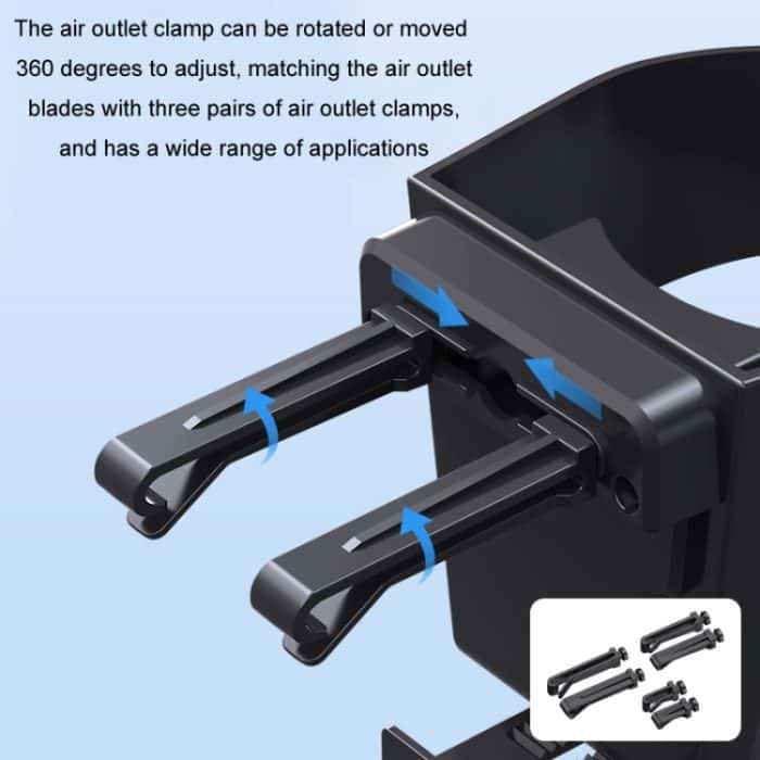 Multifunktionaler Auto-Klimaanlagen-Auslass, Getränkehalter, Aschenbecher – Bild 6