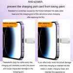 2 teile/satz Für IPhone 12/13/14/15 Serie Lautsprecher Überzug Metall Staub-Proof Mesh Lade port Schutz Film Staub Aufkleber – Bild 13