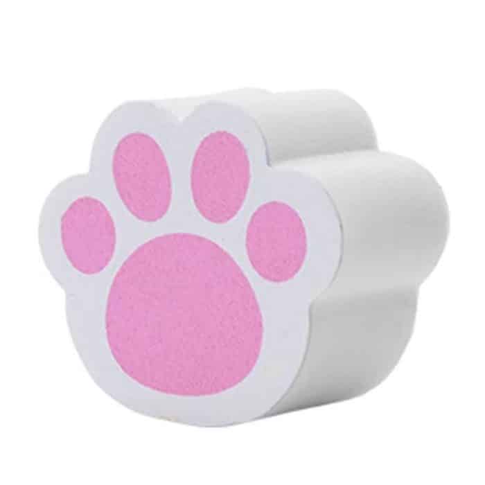 Badezimmer-Glasspiegel-Fleckenentfernungs-Wasserzeichen-Schwamm-Reib-Wasserhahn-Entkalkungs-Reinigungswerkzeug, Yellow, Pink – Bild 1