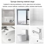 Badezimmer-Glasspiegel-Fleckenentfernungs-Wasserzeichen-Schwamm-Reib-Wasserhahn-Entkalkungs-Reinigungswerkzeug, Yellow, Pink – Bild 11