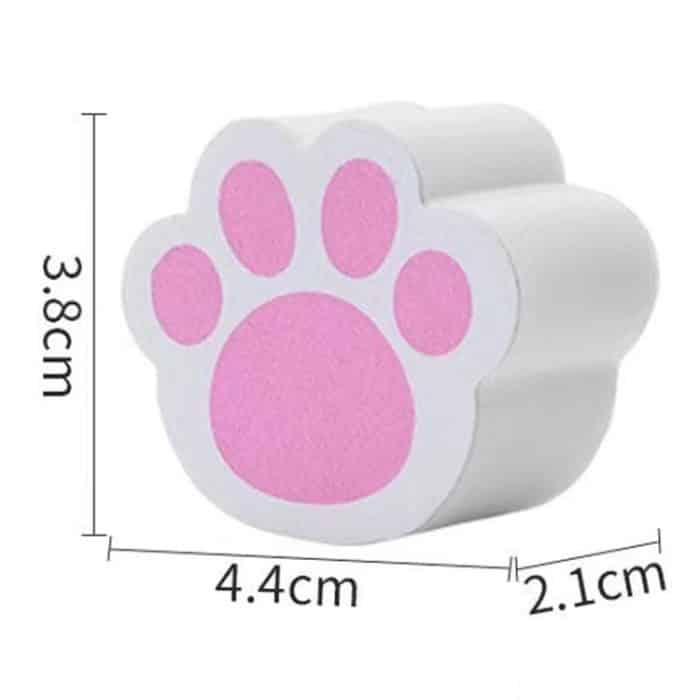 Badezimmer-Glasspiegel-Fleckenentfernungs-Wasserzeichen-Schwamm-Reib-Wasserhahn-Entkalkungs-Reinigungswerkzeug, Yellow, Pink – Bild 3