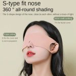 Starke Verdunkelung, weich, lindert Müdigkeit, Augenschutz, hautfreundlich, atmungsaktiv, elastisch, waschbare Augenmaske, M, L – Bild 9