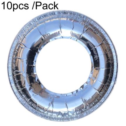 10 teile/paket Gasherd Öl-Proof Pad Kochfeld Tinfoil Kreis Küche Aluminium Folie Reinigung Matte, Round, Square, Thickened Round, Thickened Square